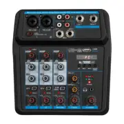 4 Chanel Mini Audio Mixer Bluetooth B Sound Mixing Console Amplifier Studio