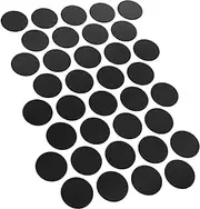 Green Stuff World GSWD-10863 Magnetic Sheets, Round, 1.3 inches (32 mm) Diameter (Adhesive), 36 Sheets, Hobby Material, Black