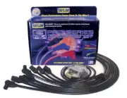 Taylor 76028 8mm Spiro Pro Race Fit Spark Plug Wires 90° Black; SBC