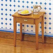 Dollhouse Miniature Side Table with Drawer Kit 1:12 inch scale CC Mini Mundus