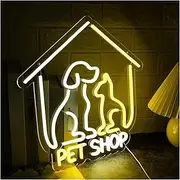 Hanging Art Neon Signs PET Shop Neon LED Light Wall Decoration Bedroom Living Room USB Power Signboard Lights 42cmx41cm