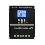 LCD Solar Charge Controller 4000W 100A MPPT Solar PV Regulators 12V/24V/36V/48V