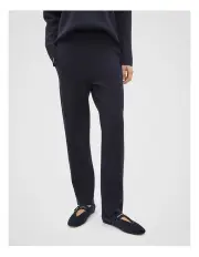 [Seed Heritage] Double Knit Barrel Leg Pant in Twilight Blue