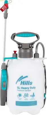 5L Heavy Duty Garden Pressure Sprayer Pump Action Weedkiller Sprayer