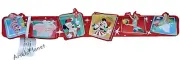 Disney Parks Mickey & Friends Holiday Greetings Christmas Slap Bracelet