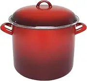 Chasseur Enamel Stock Pot, 28 cm Size, Red