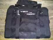 New Kodiak Camera Lens Bag 6-Pocket 35mm Size Black Nylon Fold Handle Pack Bag