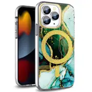 Tough On Green Emerald Phone Case for iPhone 14 Pro (with MagSafe) - Emerald