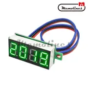 0.36" Mini DC 0-100V 3-Digital Display Green LED Voltage Voltmeter Panel Meter