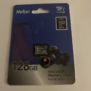 Netac - 128GB- Micro SD XC I - Class 10- Full HD Video