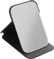 BELLIFFY Adjustable Height Makeup Mirror Large Folding Compact Portable High- for Travel Home Office Desk Use