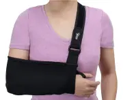 Think Ergo Arm Sling Sport - Lightweight, Breathable, Ergonomically Designed Medical Sling for Broken & Fractured Bones - Adjustable Arm, Shoulder & Rotato