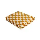 Throw Checked Large Polar Warm Soft Blanket Sofa Bed V0H8 Car Travel GX C2G0