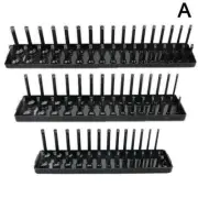 166 Socket Organizer Tray Rack Rail Storage Holder Tool Metric SAE 1/4 3/8 1/2"