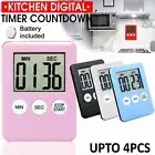 Magnetic LCD Digital Kitchen Timer Count Down Egg Cooking Clear Loud Alarm AUS