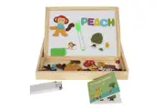 FREE DELVERY Children Wooden Drawing Board Set Magnet Puzzle Toy Christmas Gift