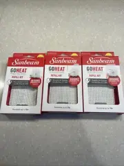 Sunbeam GoHeat Portable Heated Refill Kit Lot of 3 boxes Total of 6 Gel Patches