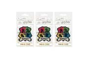 3x Wizarding World Harry Potter Hogwarts Crest Fabric Iron-On Decorative Patch