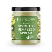 Food To Nourish Sprouted Hemp Seed Spread | 200g / Hemp Seed