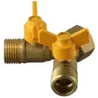 Brass Connectors Y Shape Water Splitter Sink Tap Y Valve Washing Machine