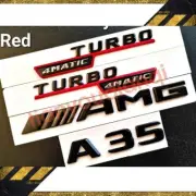 OEM Style Mercedes Benz A35 AMG TURBO 4MATIC Rear Star Badge A Class