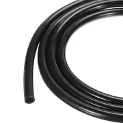 10ft 4mm IDx6.4mm OD Silicone Tubing Black Industrial Tube Silicone Hose