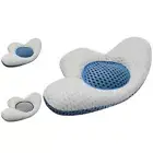 Lumbar Support Pillow Detachable Round Object Body Buckwheat Hull