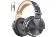 OneOdio Pro-10 Wired Over Ear Headphones Hi-Res Studio Monitor & Mixing DJ Stereo Headsets with 50mm Drivers and 3.5mm/6.35mm Jack for AMP Computer Recording Podcast Keyboard Guitar Piano - Grey