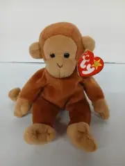 Ty Beanie Baby Bongo The Monkey Toy With PVC Pellets W/tags 1995 #Ty3