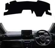 MPFJPNXN Fit for Toyota Yaris Cross XP210 2020-2024,Car Dashboard Cover,Black Dash Mat Dashboard Cover,Dash Pad Protective Cover, Rhd-red Edge