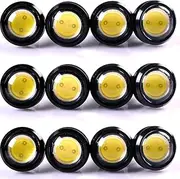 E Support 12Pcs 10W LED DRL Eagle Eye Light Car Motor Fog Daytime Reverse Signal White