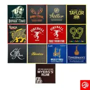 Service Well Bar Mat 12x12 - Buffalo Trace Blanton's Fireball Weller Brands