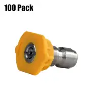 100 Pack Erie Tools Pressure Washer 1/4" Quick Connect 15 Degree 4.0 Nozzles