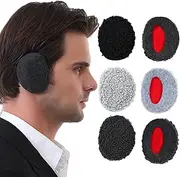 [AZIDWERYQ] 3Pairs Ear Warmers for Women & Men Soft Polar Fleece Ear Muffs Thermal Earmuffs Winter Ear Headband Outdoor Ear Protective Covers for Biking Hiking Skiing Climbing Ear Warmers for Women