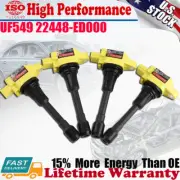 4x UF549 Ignition Coil For 07-13 Nissan Altima Sentra Cube Infiniti FX50 2.5L L4 (for: Nissan)