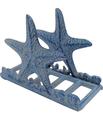 Under The Sea Collection Cast Iron Starfish Napkin Holder, Kitchen, Table, De...