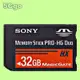 5Cgo【權宇】全新原廠相機記憶體SONY PSP MS Pro-HG Duo HX 32G/32GB 50mb 含稅