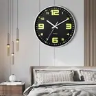 30CM Luminous Wall Clock with Silent Sweep Movement for Home and Office