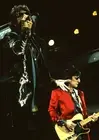 Mick Jagger and Ronnie Wood of the Rolling Stones perform at the - 1990s Photo