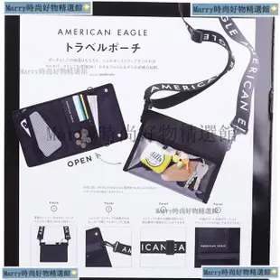 新款低價 日雜附錄 AMERICAN EAGLE 潮牌斜背包 透明旅行包 手機觸摸包 護照包 手機包 側背包 手拿包