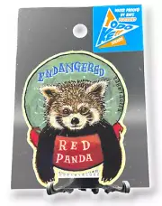 Red Panda Sticker from Japan Endangered Species B-Side Label Japan