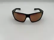NEW Costa Del Mar REEFTON PRO Polarized Sunglasses Matte Black/Gold Mirror Glass