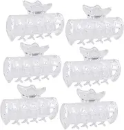 Outanaya 6Pcs Hot Curler Claw Clips for Hair Styling Durable Replacement Clips for Hot Roller Hair Curlers Lightweight Easy to Use for Women Men