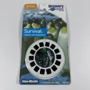 2000 Survival: Animals & Adaptation’s View-Master 3D Reel Set Packet New Sealed