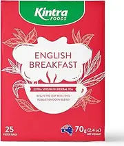 Kintra Foods English Breakfast 25 Herbal Teabags, 65 g