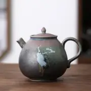 Rui He Chengxiang Water Drop Kettle Retro Teapot Rough Pottery Kung Fu Tea Set