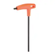 T-Handle Hex Key Wrench 6mm S2 Steel T-Key Inner Hexagon Spanner, Orange