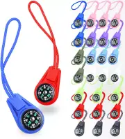 25 Pack Mini Compasses for Kids, Hiking, Camping, and Survival Kit for Children