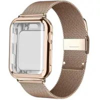 在飛比找蝦皮商城優惠-米蘭錶帶+錶殼適用apple watch SE 8 7 6 