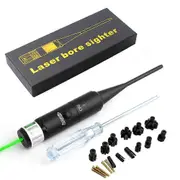 Laser Calibrator Aluminum Alloy Calibrator Turn-Free Laser Calibrator 8-Hole Adjustable Adapter for 0.177 to 0.50 Caliber Green Laser